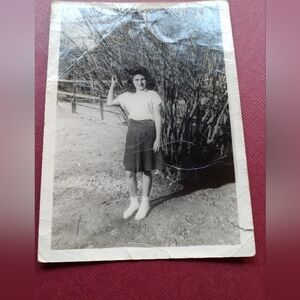 Vintage Black And White Photo